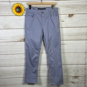 Teleria Zed Dyed Touch Mens Pants Made in Italy 32x28 Purple Slate Blue